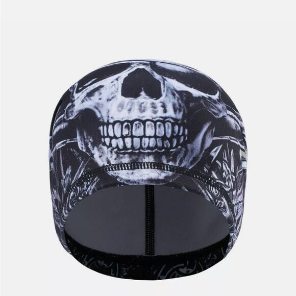 Fashion Unisex Women Men Beanie Hat Skull Fitted Plain Head Wrap Sport Wave Caps - Picture 2 of 3